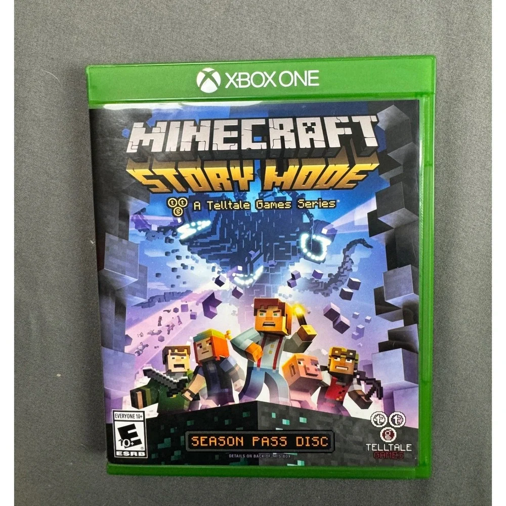 Minecraft Story Mode Season Pass Disc Xbox One Telltale Games Mojang Microsoft